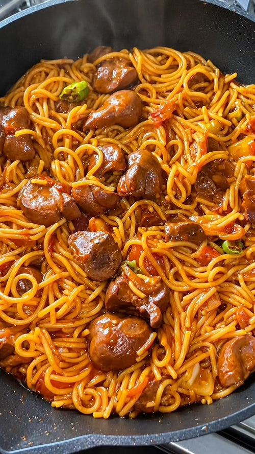 Spaghetti rognons — AfricanDishes
