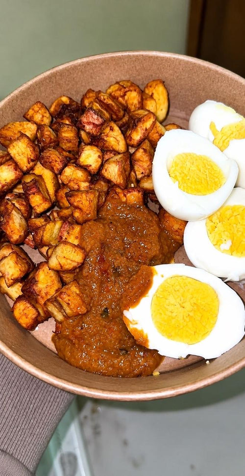 Alloco & oeuf — AfricanDishes