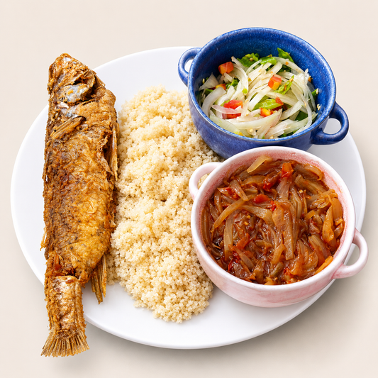 Attiéké poisson