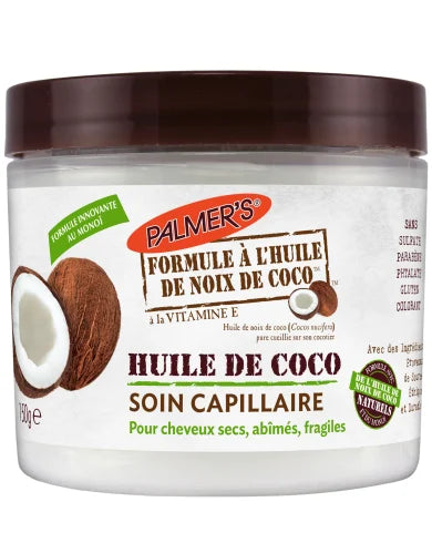 Huile de coco pour cheveux