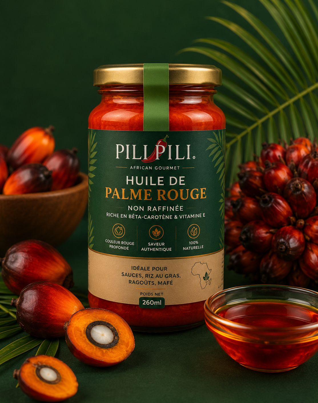Huile de palme rouge