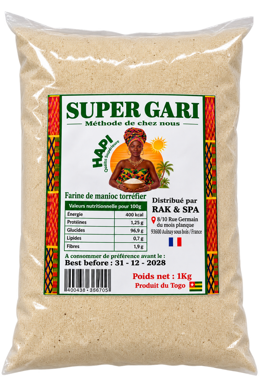 Gari (manioc granulé)