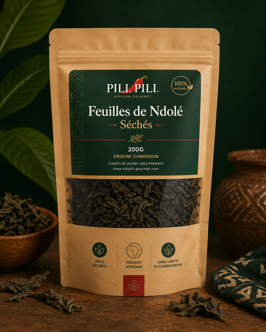 Feuilles de ndolé séchées