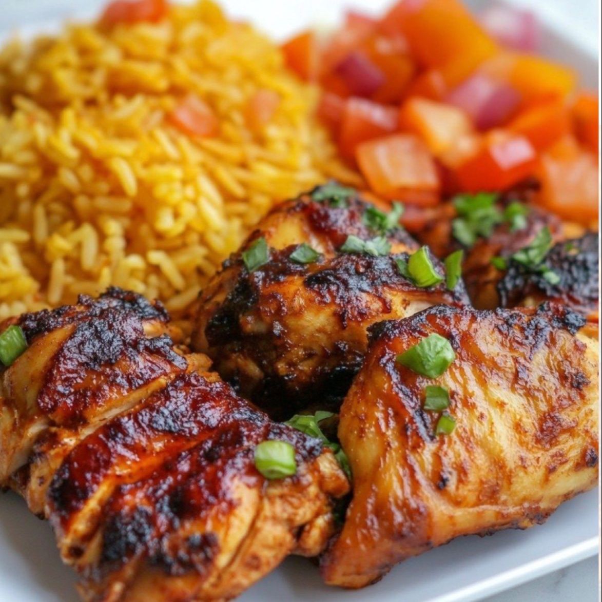 Riz basmati au poulet