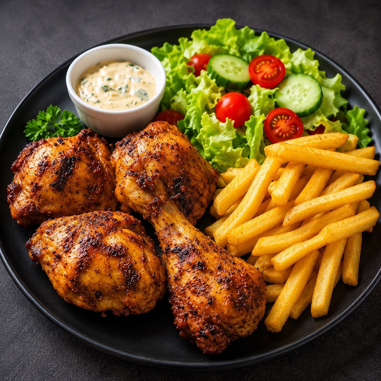 Pilon de poulet grillé