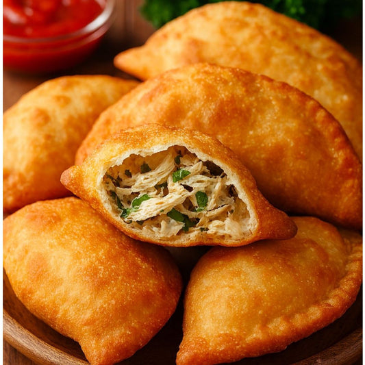 Chausson au poulet effiloché(10 pièces)
