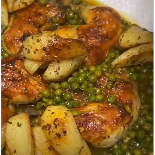 Petit pois au poulet