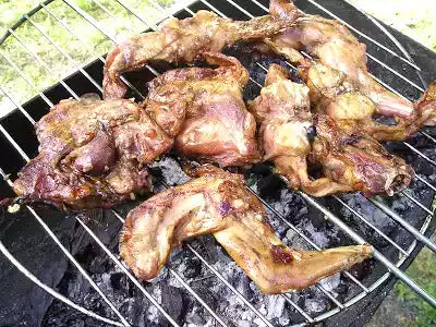 Lapin grillé
